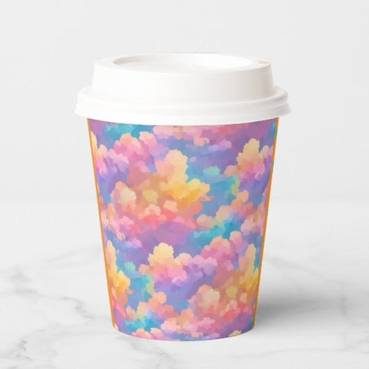 Sommerhimmel Pappbecher (Vorderseite)