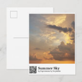 Sommerhimmel Postkarte (Vorne/Hinten)