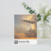 Sommerhimmel Postkarte (Stehend Vorderseite)