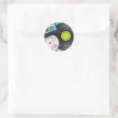 Sommerhits Runder Aufkleber (Tasche)