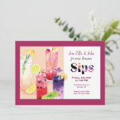 Sommerhitze Einladung (Stehend Vorderseite)