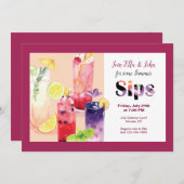 Sommerhitze Einladung (Vorne/Hinten)