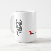 Sommerhitze Kaffeetasse (Vorderseite Links)