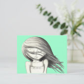 Sommerhitze Postkarte (Stehend Vorderseite)