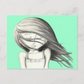 Sommerhitze Postkarte (Vorderseite)