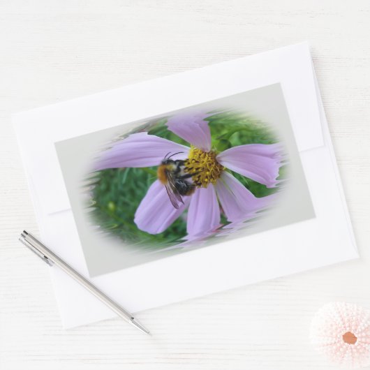 Sommerhitze Rechteckiger Aufkleber (Umschlag)