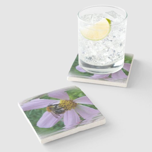 Sommerhitze Steinuntersetzer (Seitenansicht)