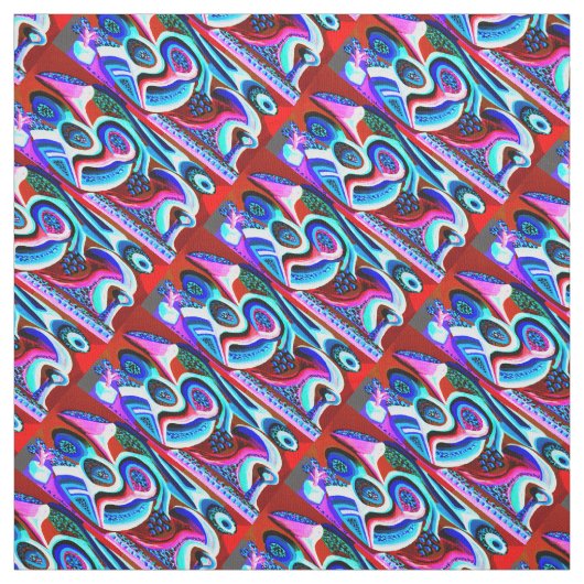 Sommerhitze Stoff (Muster)