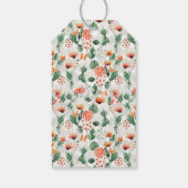 Sommerhitze Wildblumen Hochzeit Danke, dass ihr Ta Geschenkanhänger (Rückseite)