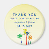 Sommerhochzeit Danke, dass Sie dafür sind Magnet (Vorne)