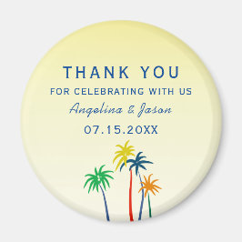 Sommerhochzeit Danke, dass Sie dafür sind Magnet