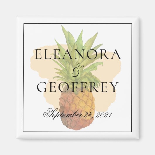 Sommerhochzeit der Ananas Magnet (Vorne)