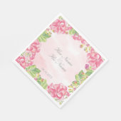 Sommerhochzeit der Blume Serviette (Ecke)