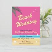 Sommerhochzeit Einladung (Stehend Vorderseite)