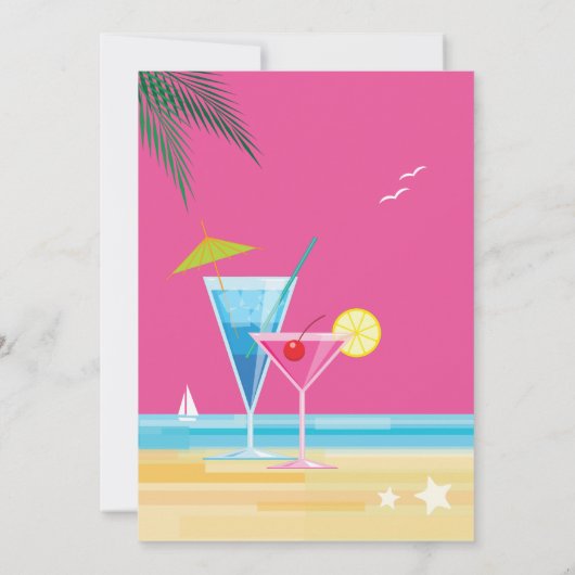 Sommerhochzeit Einladung (Rückseite)