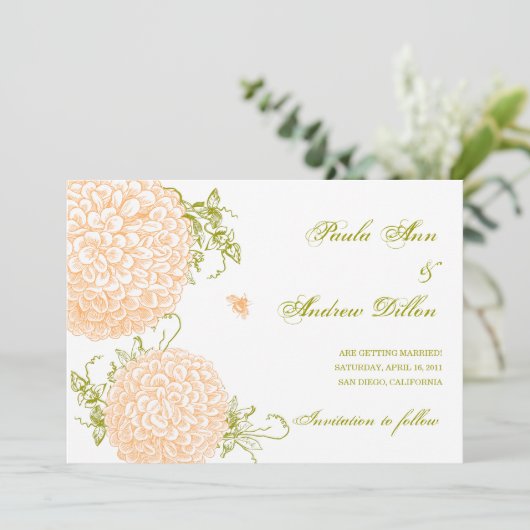 Sommerhochzeit Einladung (Stehend Vorderseite)