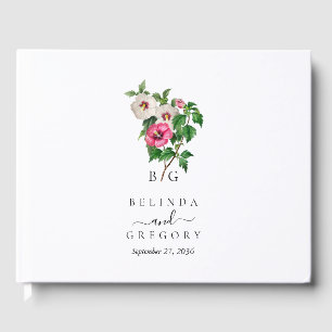 Sommerhochzeit im tropischen Hibiskus Gästebuch