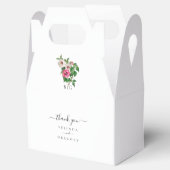 Sommerhochzeit im tropischen Hibiskus Geschenkschachtel (Geöffnet)