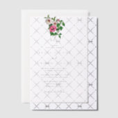 Sommerhochzeit im tropischen Hibiskus Pergament Einladungen (Versetzt (Einladung))