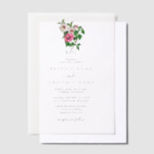 Sommerhochzeit im tropischen Hibiskus Pergament Einladungen (Versetzt)