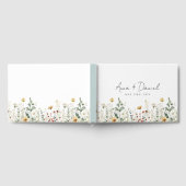 Sommerhochzeit in der Wildblume Gästebuch (Voll)