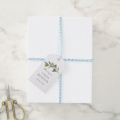Sommerhochzeit mit Olive-Leaf Geschenkanhänger (Mit Garn)