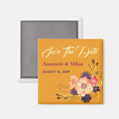 Sommerhochzeit rettet das Datum Einladung Magnet (Vorderseite/Rückseite)