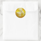 Sommerhochzeit Runder Aufkleber (Tasche)