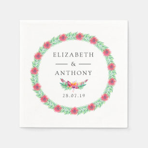 Sommerhochzeit Serviette