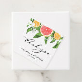 Sommerhochzeit von Grapefruit und Orangen Vielen D Geschenkanhänger (Beispiel)