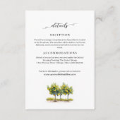 Sommerhochzeiten in der Toskana Begleitkarte (Vorderseite)