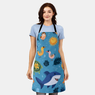 Sommerhorizont All-Over Print Schürze Geschenk