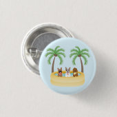 Sommerhunde Schwimmbad Button (Vorne & Hinten)