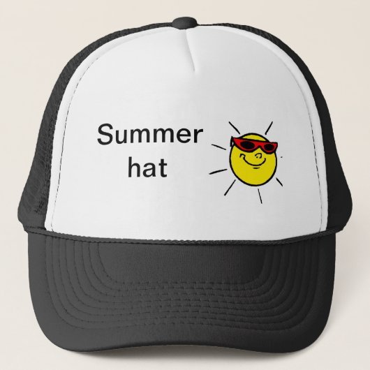 Sommerhut Truckerkappe (Vorderseite)