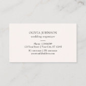 Sommerkarte Wildblume Flora Business Card Visitenkarte (Rückseite)