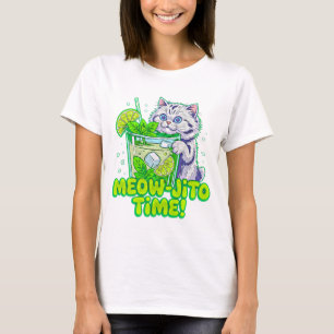 Sommerkatze Miaue Jito Zeit – Lustiges Geschenk fü T-Shirt