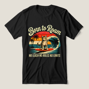 Sommerkatze Ohne Leine Keine Regeln Lustige Katze Tri-Blend Shirt