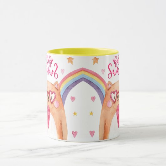 Sommerkatze Tasse (Zentrum)