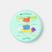 Sommerkatzen Magnet (Vorne)