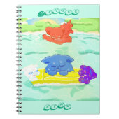 Sommerkatzen Notizblock (Vorderseite)