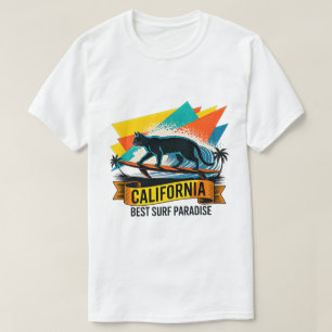 Sommerkatzen-Surfer - Radikale Strand-Vibes T-Shirt