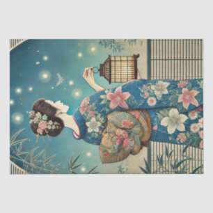 Sommerkimono & Fireflies Seidenpapier