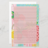 Sommerkleidung Briefpapier (Vorne/Hinten)