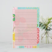 Sommerkleidung Briefpapier (Stehend Vorderseite)