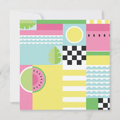 Sommerkleidung, buntes Mosaik (Rückseite)