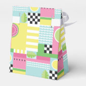 Sommerkleidung, buntes Mosaik Geschenkschachtel (Rückseite)