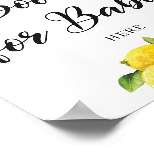 Sommerkleidung für Babynahrung Poster (Ecke)