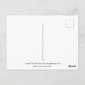 Sommerkollektion Postkarte (Rückseite)