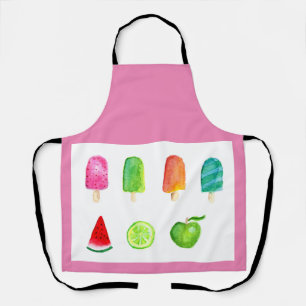 Sommerkollektion Wasserfarbensammlung Schürze