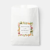 Sommerkollektive Hochzeit im Blumengarten Geschenktütchen (Vorderseite)